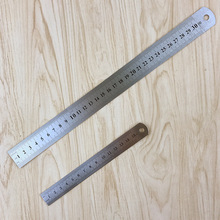 不锈钢直尺15尺子30钢尺加厚钢板尺刻度尺高精度木工测量工具