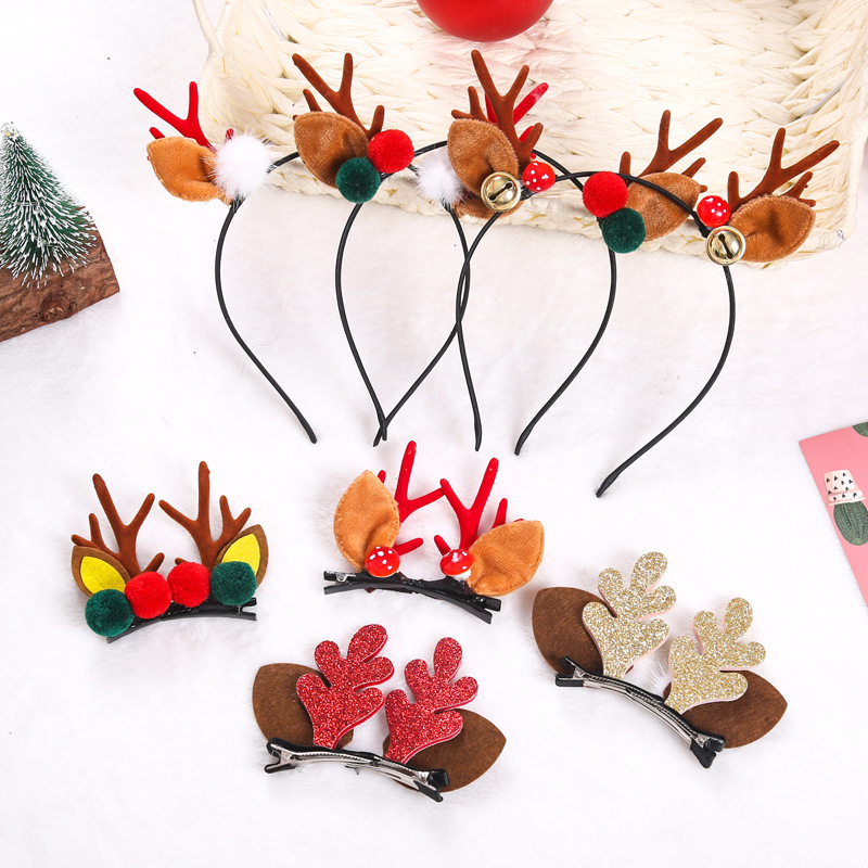 Christmas Christmas Antlers Resin Party Costume Props 1 Pair display picture 3