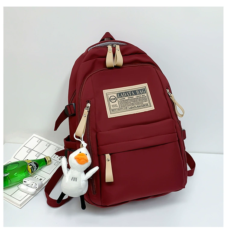 School Backpack, Unisex Spacious 14″ Laptop Compartment, Simple Elegant Design, 2–4 Pockets