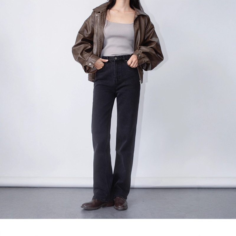 The Fit Suits Everyone! 2026 New High-End Gray-Black Jeans, Narrow Wide-Leg Pants, Straight-Leg Pants 716 The Fit Suits Everyone! 2026 New High-End Gray-Black Jeans, Narrow Wide-Leg Pants, Straight-Leg Pants 716