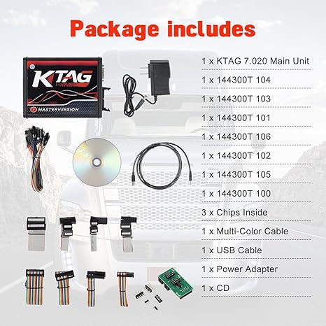 Ktag V7.020 V2.25 Red Pcb Red European Version Ecu Programming Device Can Be Connected to the Network Without Any Limit on the Number of Times