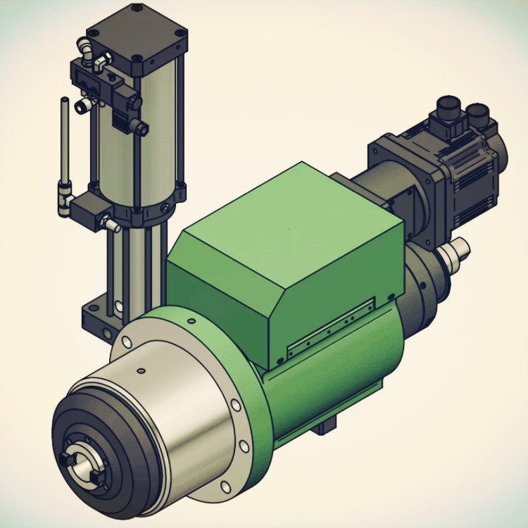台湾钻孔攻牙动力头,FMDC155W内藏式钻孔攻牙动力头 (自动换刀)