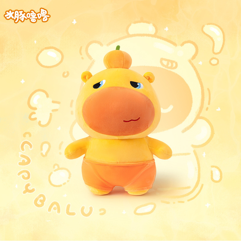 本物のカピバラ ルル 大型人形 かわいい 寝枕 人形 ぬいぐるみ 誕生日プレゼント|undefined