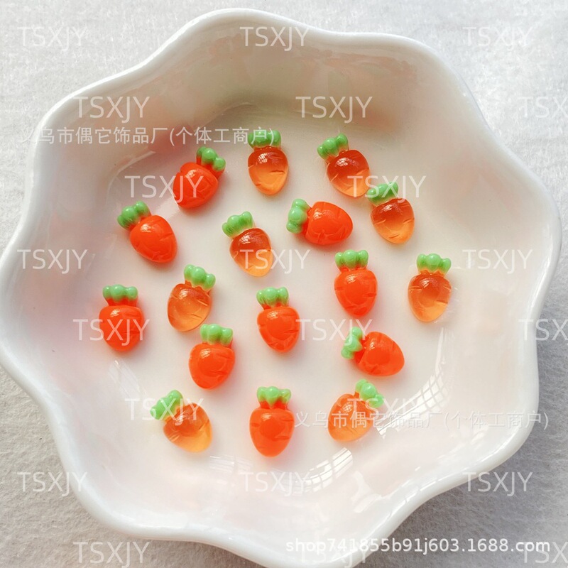 Cross-Border 6Mm*9Mm Nail Art Accessories 3D Resin Cartoon Carrot DIY Wearable Nail Studs Hairpin Accessories Cross-Border 6Mm*9Mm Nail Art Accessories 3D Resin Cartoon Carrot DIY Wearable Nail Studs Hairpin Accessories