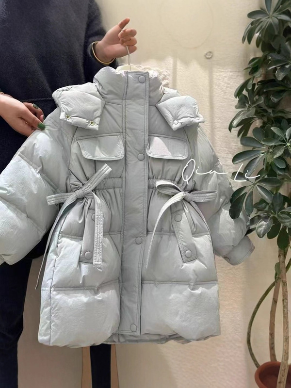 女童冬装羽绒棉服洋气小女孩中长款棉衣外套冬季儿童加厚棉袄韩国|undefined