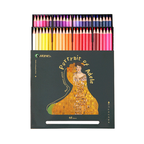 Marley oil-based colored pencils 48 colors water-soluble 72 colors lead set for professional painting by art students