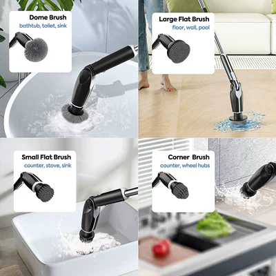 Brush Head, Long-Handled Electric – Car cleaning tools