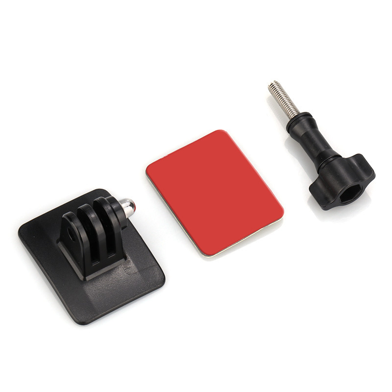 Soporte de Casco para Cámara de Acción DJI GoPro 3M de Plástico ABS Curvo Autoadhesivo