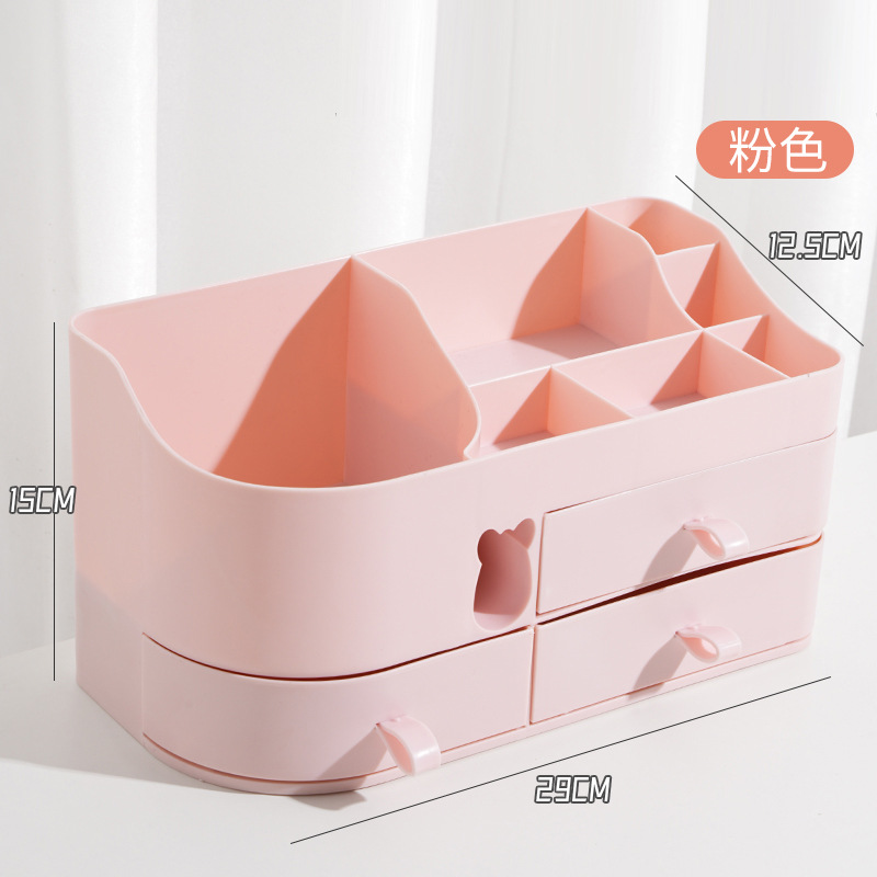 Caja de almacenamiento de gabinete de espejo lavabo de baño cosméticos lápiz labial estante de almacenamiento caja de acabado inclinada montada en la pared de baño