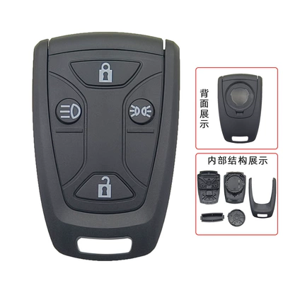 Suitable for Saab Scania Heavy-Duty Trucks, 4-Button R Series g Series Remote Control Key Replacement Plastic Hard Shell (Car Keys) - 4-key-shell