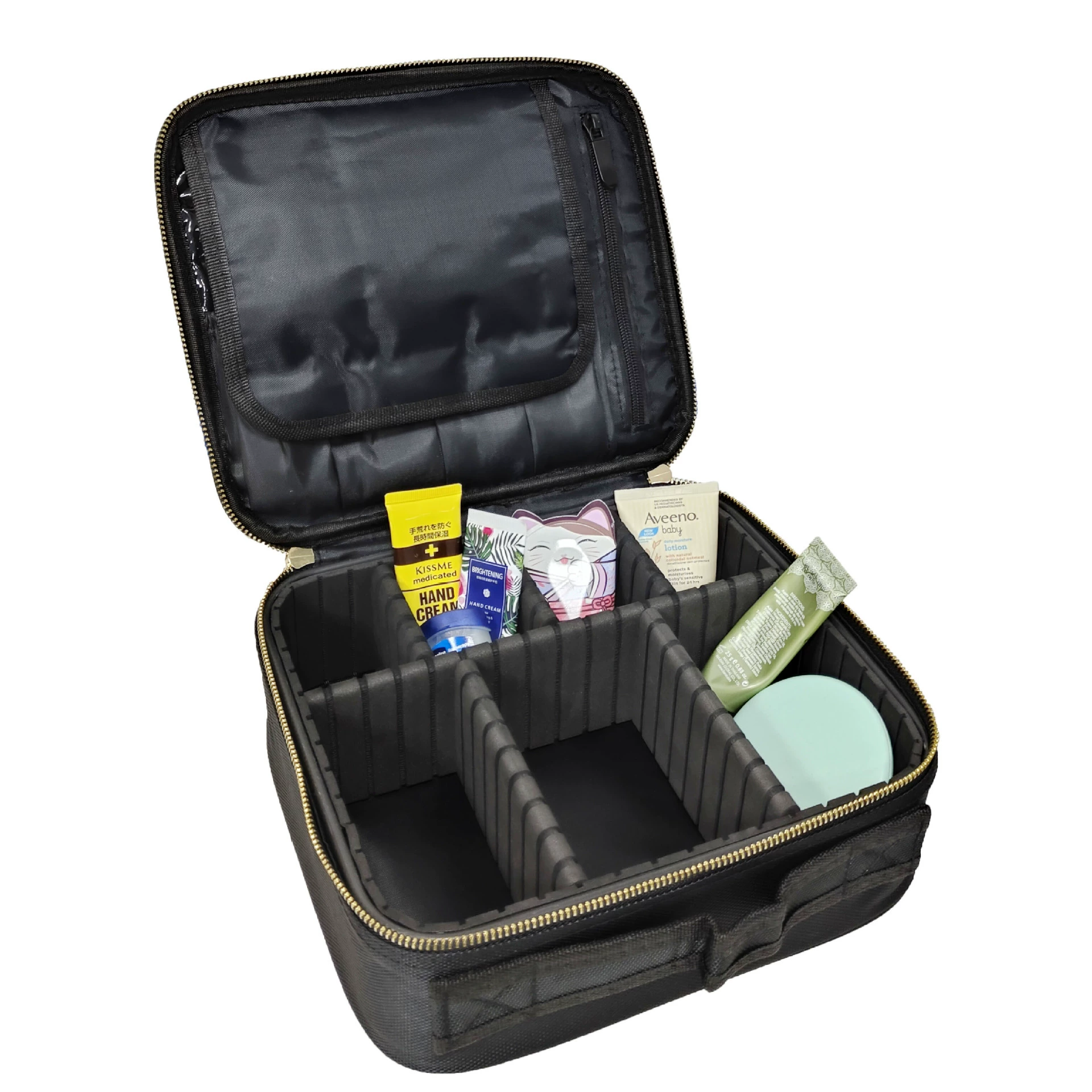Cosmetic cosmetic bag, makeup primer, capacious polyurethane storage system