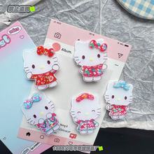 卡通创意东北大花袄猫咪发夹ins百搭少女鸭嘴夹可爱儿童发卡发饰