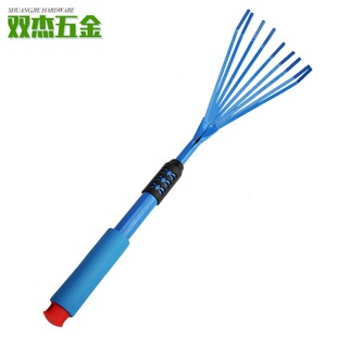 Five-tooth rake loose soil small rake flower planting tool ground rake iron rake iron rake Tirian garden beach rake sea rake