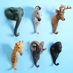 Factory sells American animal retro hooks, wall decorations, personalized pendants, home decoration three-dimensional resin crafts