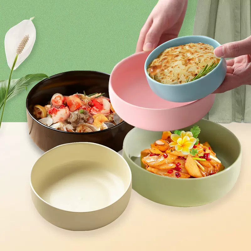 空气炸锅碗陶瓷家用大号饭碗北欧风餐具饭店专用汤碗创意早餐碗