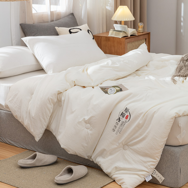 有檢測報告A類原棉大豆纖維被春秋被冬被批代發對接直播微商社團