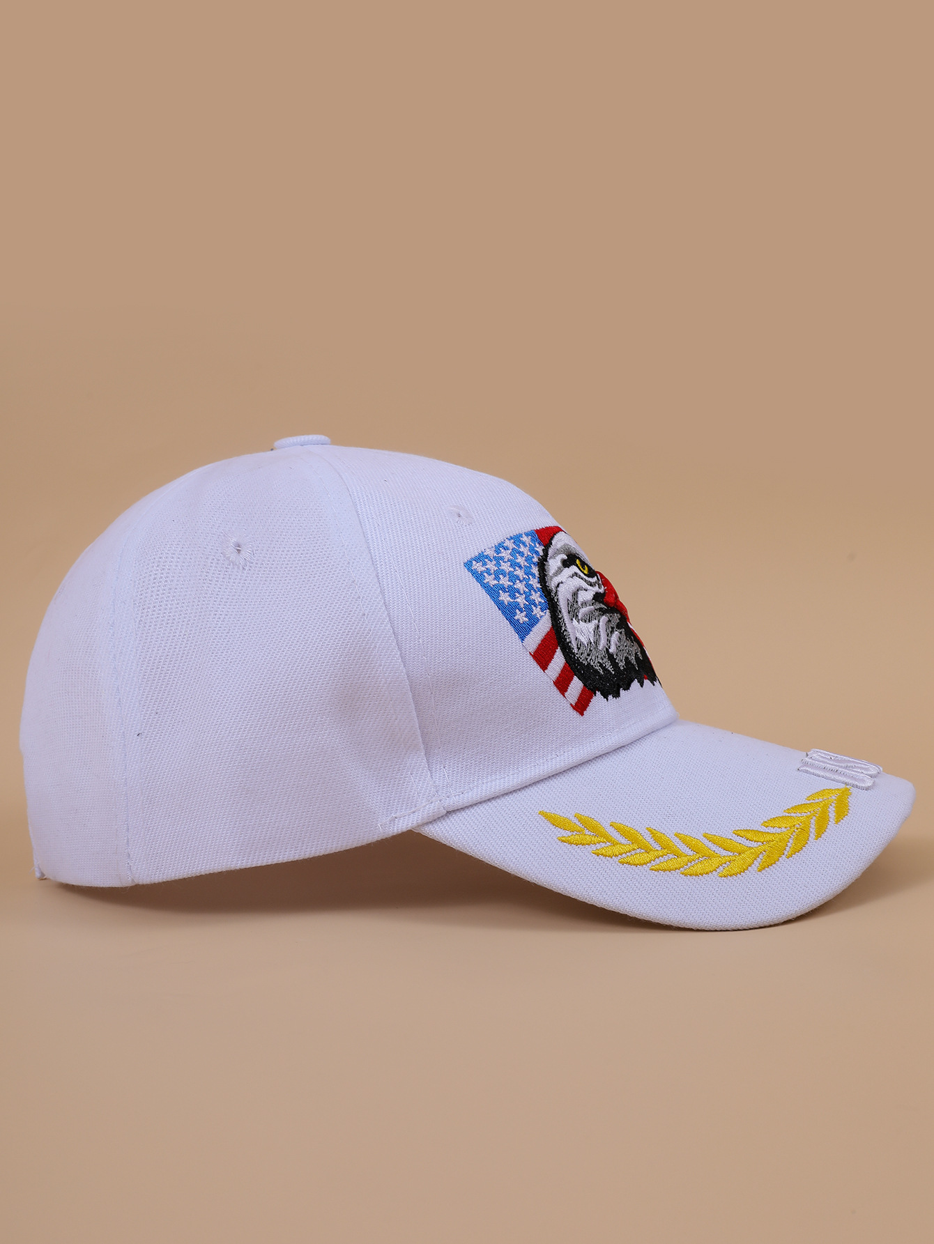2023 nuevo águila bordado verano al aire libre ocio sol-prueba personalizada gorra de béisbol para hombres y mujeres
