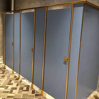 厂家公共卫生间隔断板学校厕所隔断公厕隔档板防水防潮板铝蜂窝板