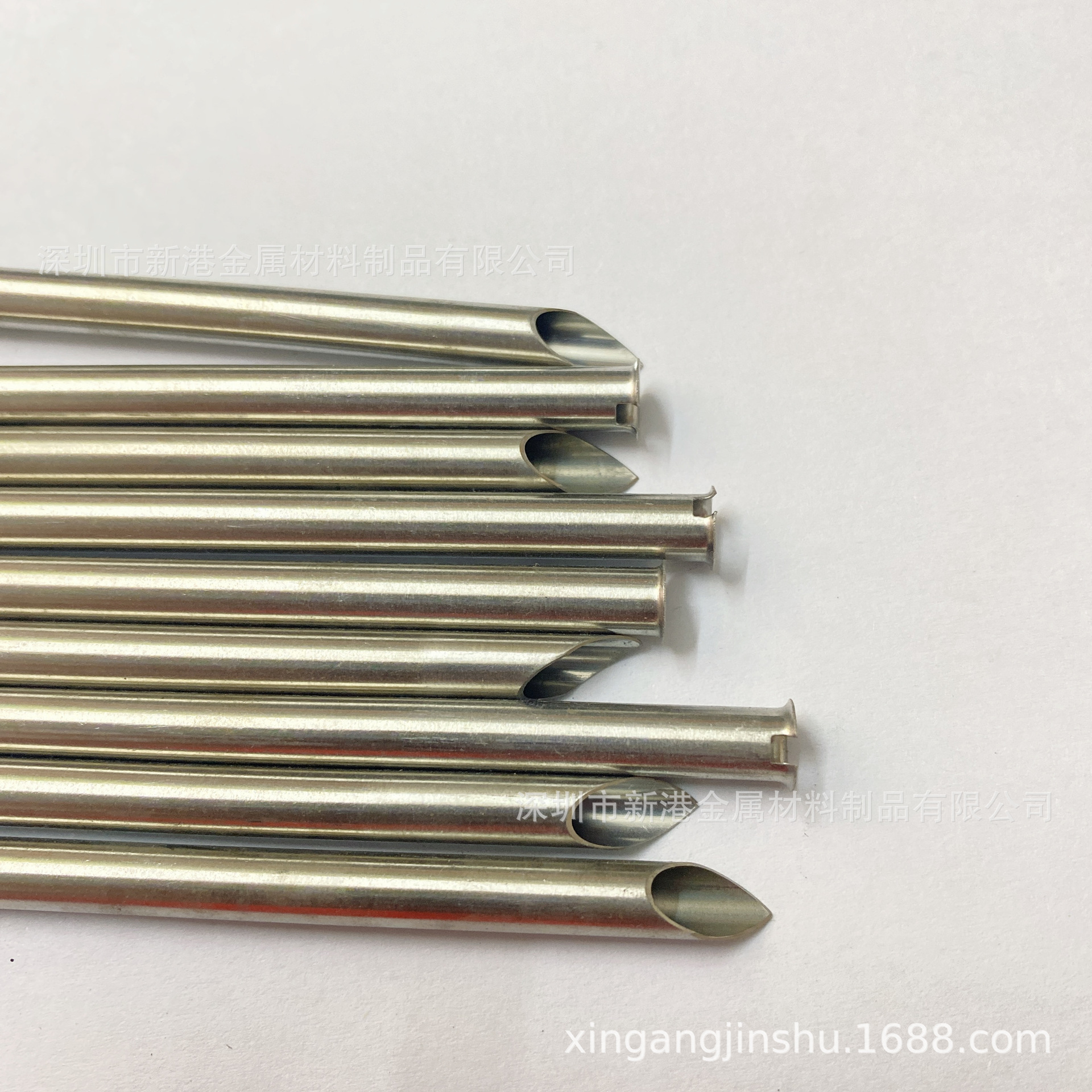 304不锈钢管 医用级毛细管0.18-10mm 切断折弯 割槽 倒角