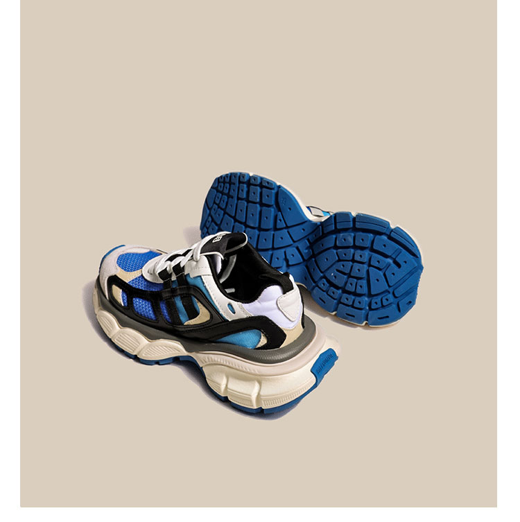 Ademende mesh running sneakers voor dames met dikke zool_voghion.com