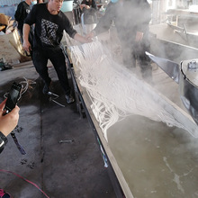 实地考察土豆粉生产流水线设备 全自动不锈钢土豆宽粉机