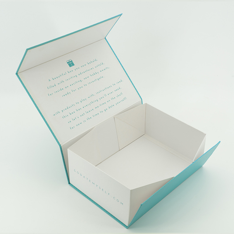 可折叠一片式包装盒磁吸包装盒手提空纸盒服装礼盒情人节礼盒包装