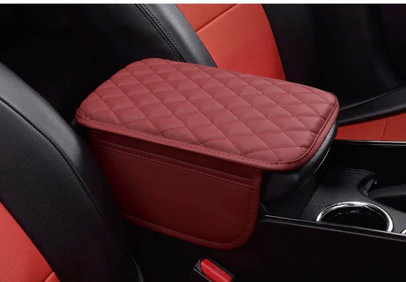 Car center console mat, armrest box mat, thickened and elevated support sponge mat, car interior storage and protection mat