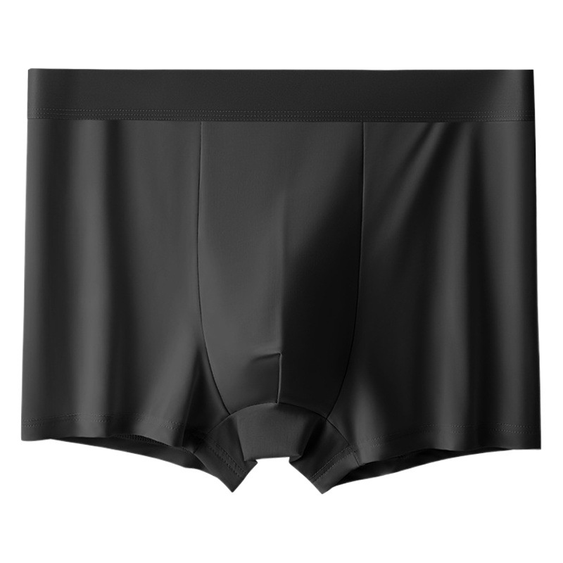 Ropa interior de seda de hielo para hombre, popular para el verano, antibacteriana 5A, cómoda y transpirable, bóxers al por mayor.