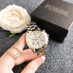 Small three-pin watch fashion watch Roman scale Amazon watch 7-day replacement European and American brand watches