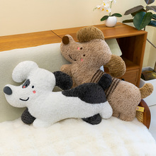 创意斑点狗狗抱枕软乎乎毛绒玩具公仔卡通玩偶办公室靠垫布娃娃