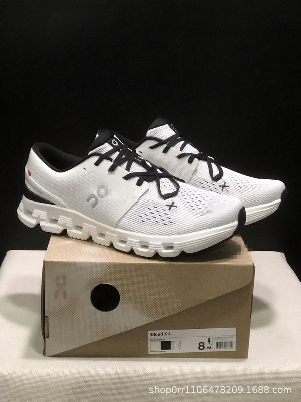 跨境O跑cloud X4轻量缓震舒适男女防滑公路跑步休闲运动透气跑鞋|undefined