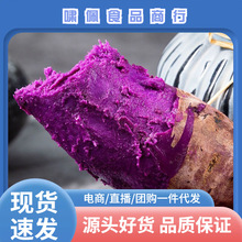 紫薯新鲜10斤地瓜农家蔬菜现挖软糯板栗山芋红小番薯紫心蜜薯批发