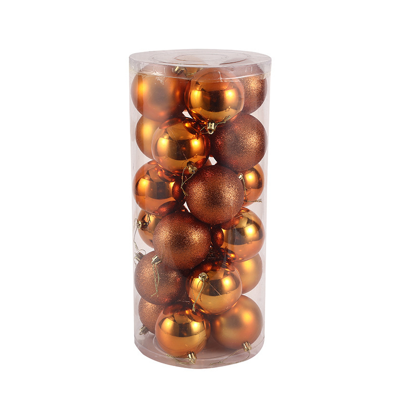 クリスマスボールセット丸桶角箱彩色絵3cm 4cm 6cmクリスマス装飾クリスマスボール装飾ボールクリスマス|undefined