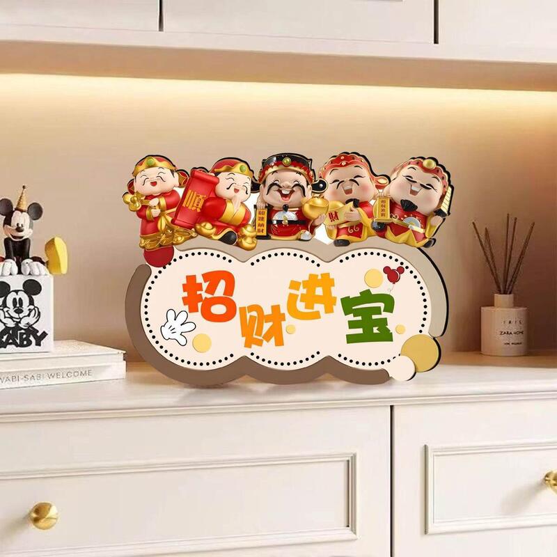 Wufu エントランスキャビネット 2025 新しいリビングルームの如意装飾品、私の家に祝福が届きます、ようこそご自宅へ、玄関ホールの装飾|undefined