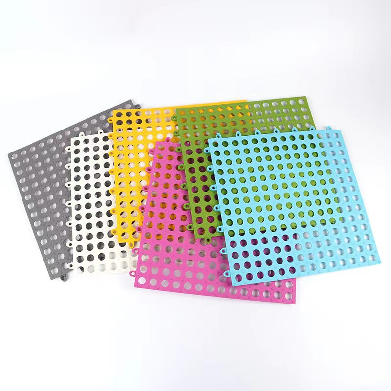Al aire libre de la escuela patio piscina antideslizante estera PVC plástico inodoro antideslizante hueco impermeable empalme piso