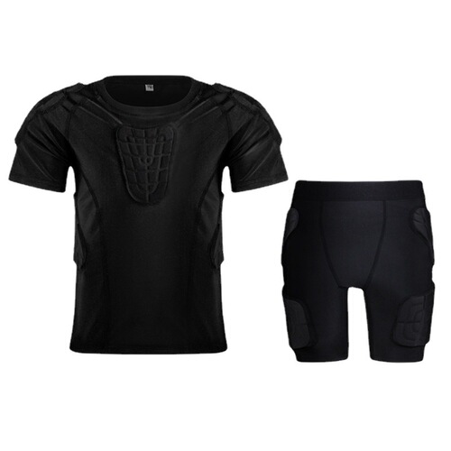 Cross-border Children's Basketball Protective Bodysuit Set Rugby Baseball Softball Football Training Clothing Sports Protective Gear