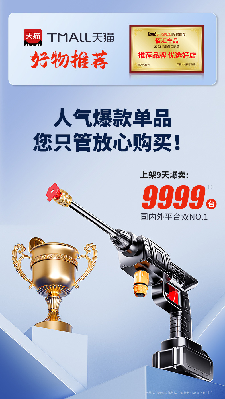 220v High Pressure Car Washer Portable
