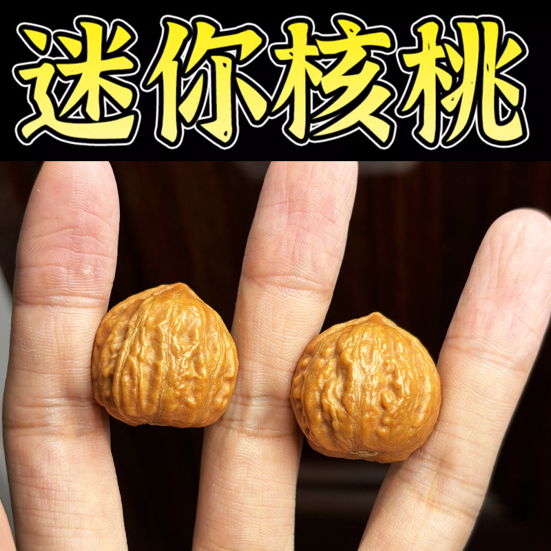 野品小核桃秋子手捻指尖把玩迷你指间文玩尺寸男女手玩批发拿货