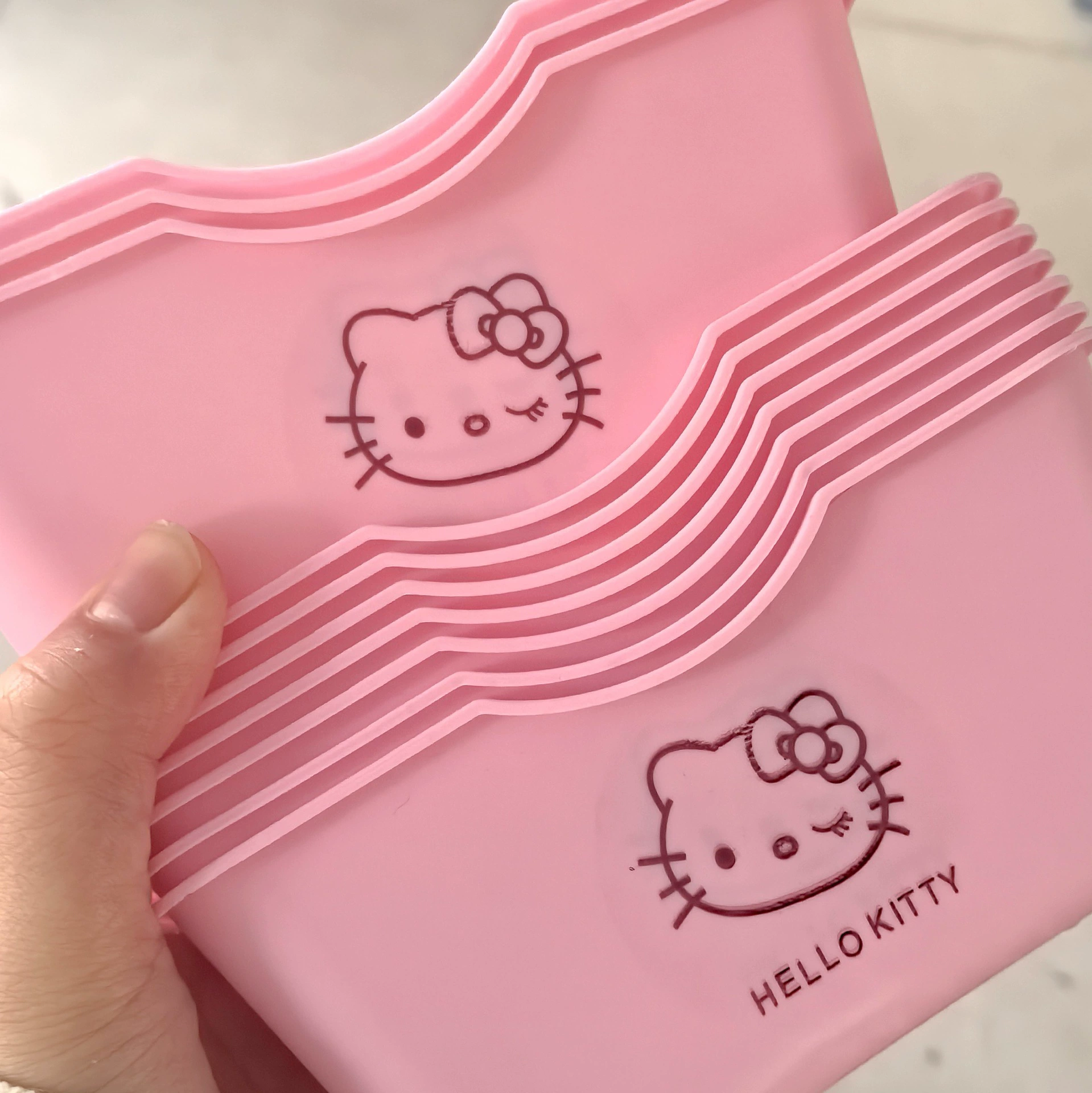 Small cartoon rectangular storage box, 7.5×12 & 15.5×10.5 cm, 7 cm high