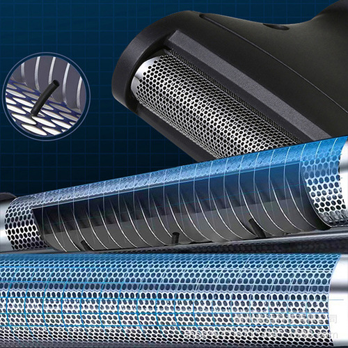 Haircut, temple trimming, shaving and nose hair trimming with five-in-one blades, interchangeable grooming set, smart digital display, electric hair cutting