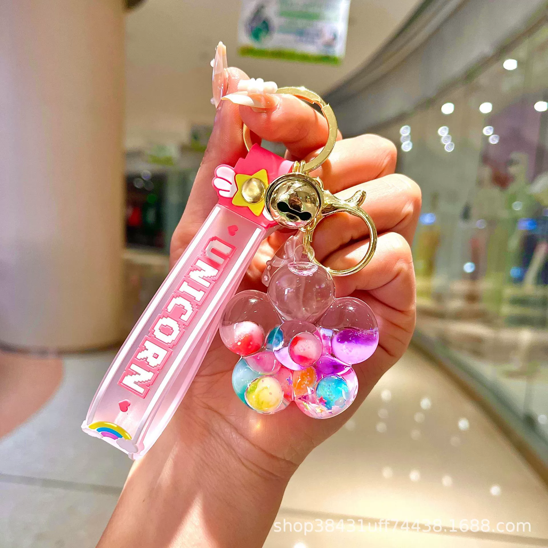 Acrylic keychain, pendant for keys