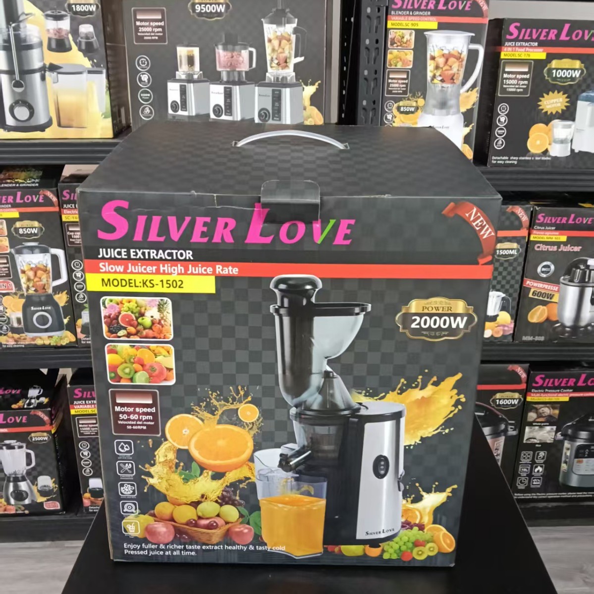 Fábrica de cabello recto SILVER LOVE electrodoméstico cocina eléctrica de cobre máquina de extracción de jugo image 5