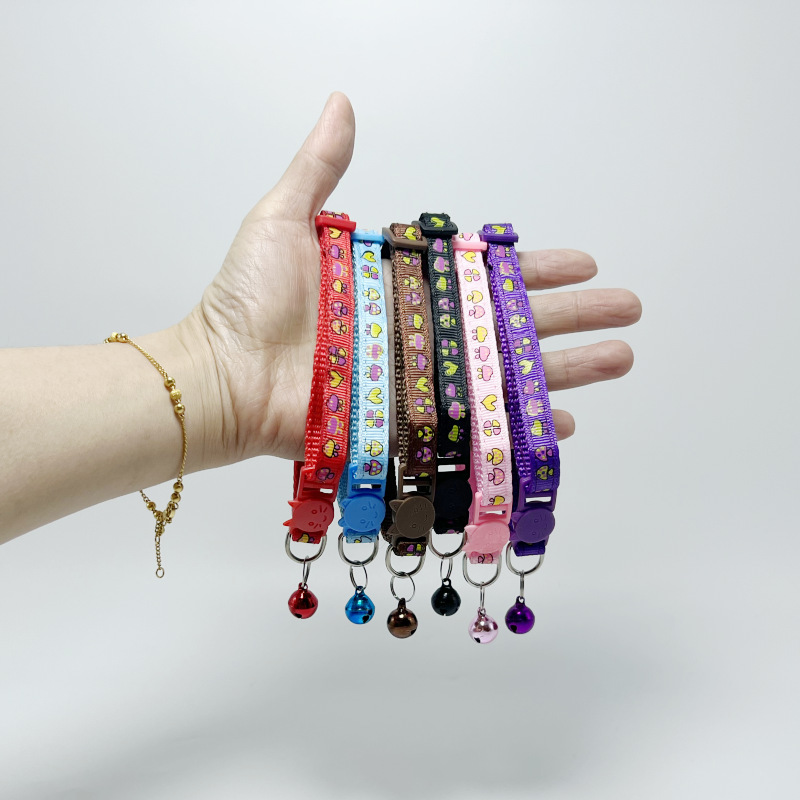 Cross-border pet supplies pet collar cat collar dog neck collar cat bell pet necklace foreign trade wholesale