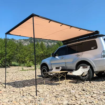 Avtomobil yan çətirləri — Car Tail Car RV - soft-bag-zipper-individual-khaki-tent-1625