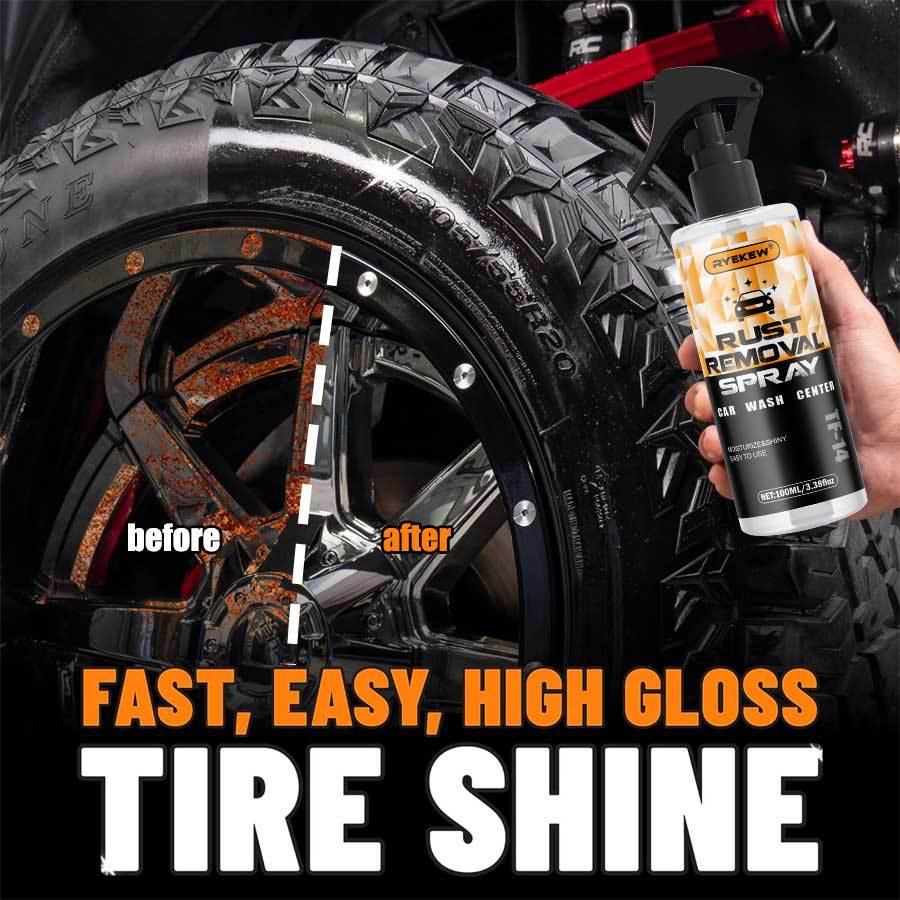 Temu Hot-Selling Product: Lacquer Iron Powder Wheel Rust Removal Cleaning Spray, Wheel Maintenance Car Wheel Cleaning Agent