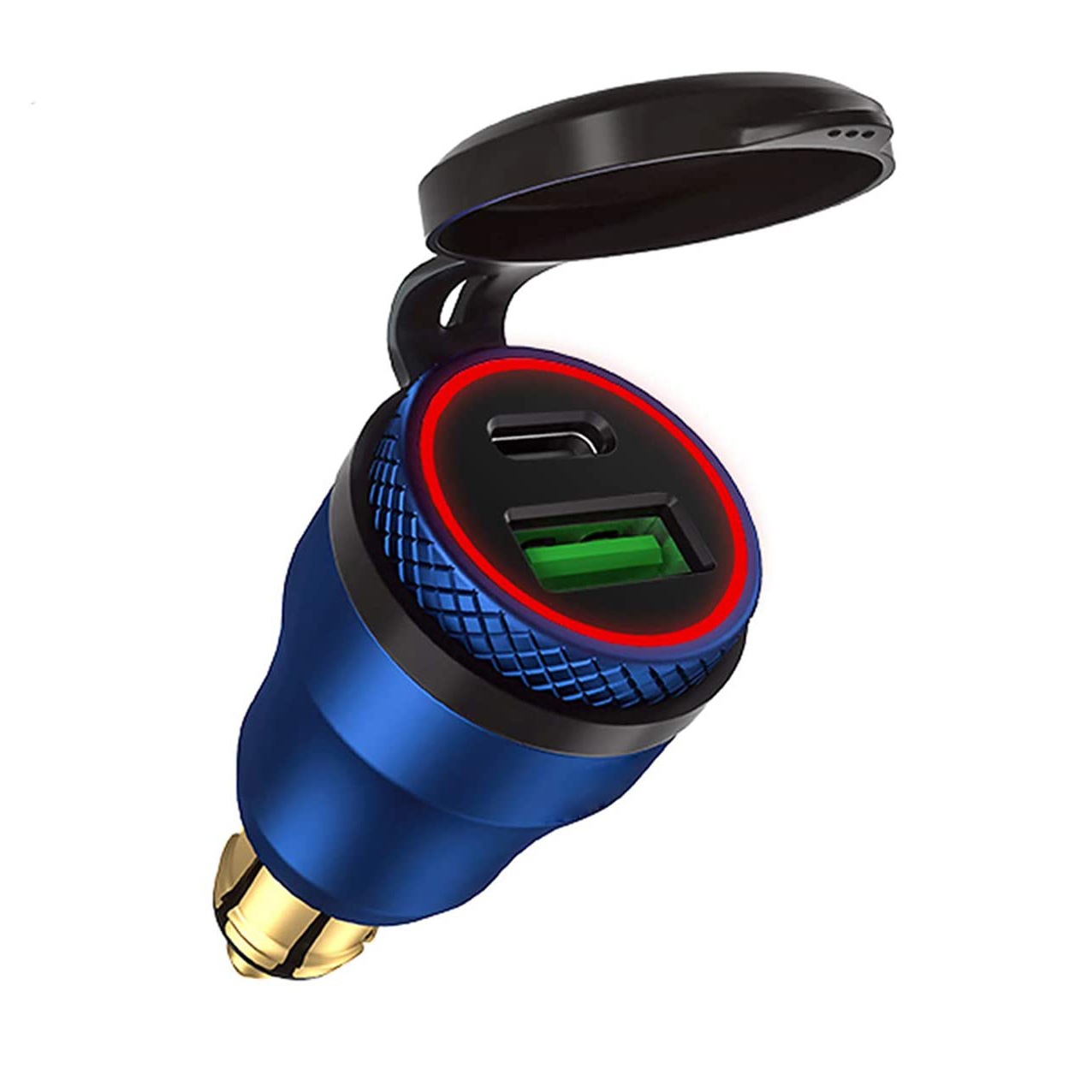 Aplicable al cargador europeo del coche de la motocicleta/al USB del cargador del coche de la motocicleta de Du Kai