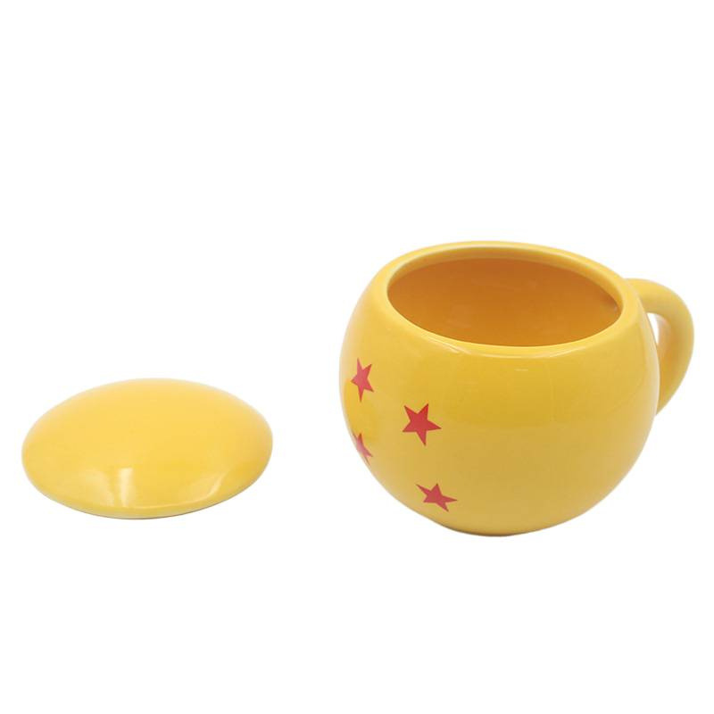 Cerámica siete tazas de bolas de dragón, dibujos animados creativos de Sun Wukong, tazas de dragón de cuatro estrellas, exportaciones transfronterizas