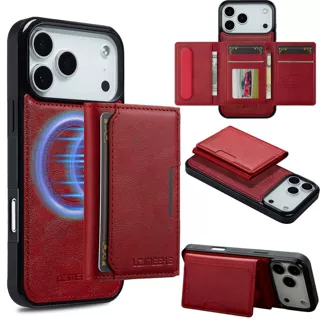 适用iphone18promax磁吸二合一分离卡包手机壳iphone18防摔皮套