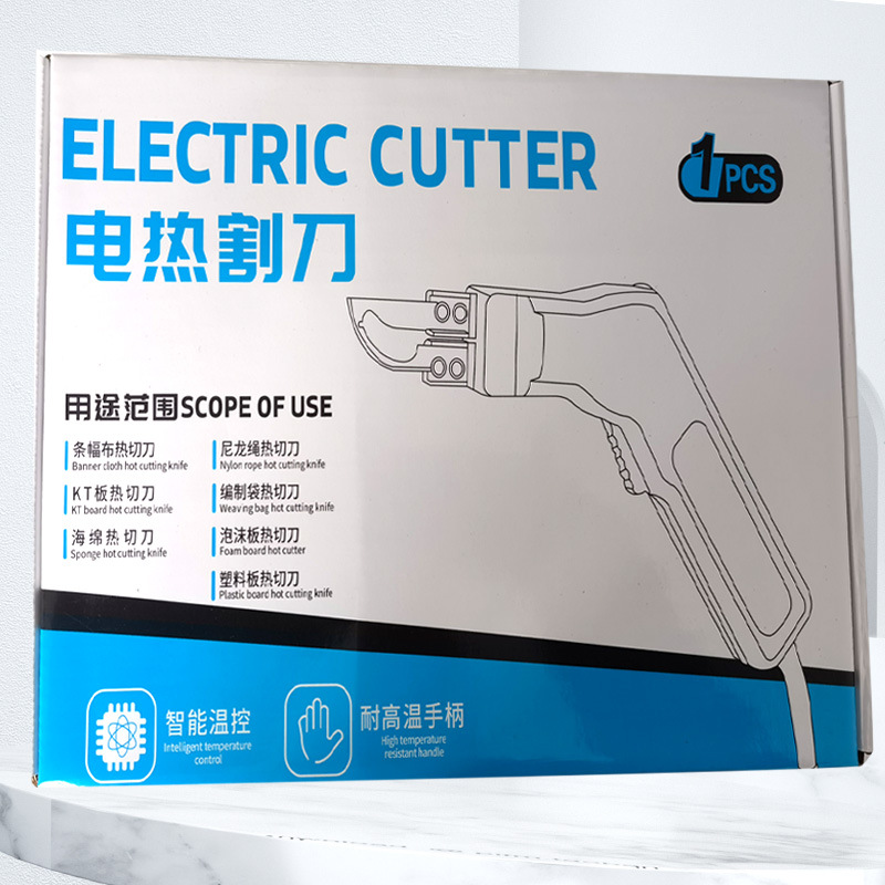 Cuchillo de corte de espuma de calor eléctrico de alta eficiencia, cuchillo de corte de fusión en caliente de alta potencia, cuchillo de corte de esponja industrial, cuchillo de calor eléctrico