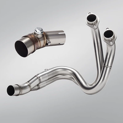 Special ER6F for motorcycle sports Motorcycle exhaust pipe - er6n-front-section-middle-section